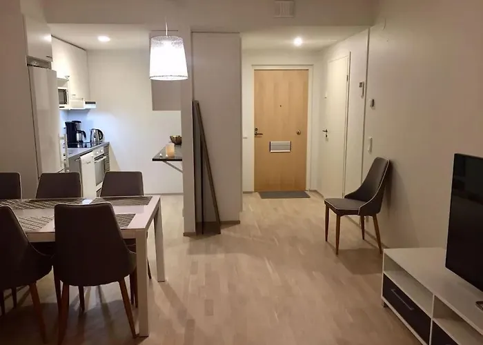 Uusi Tilava Kaksio Jyvaeskylaen Ydinkeskustassa 53 M2 Apartamento